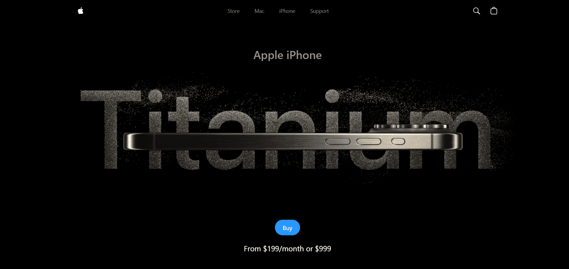 Apple 3D Animated Website